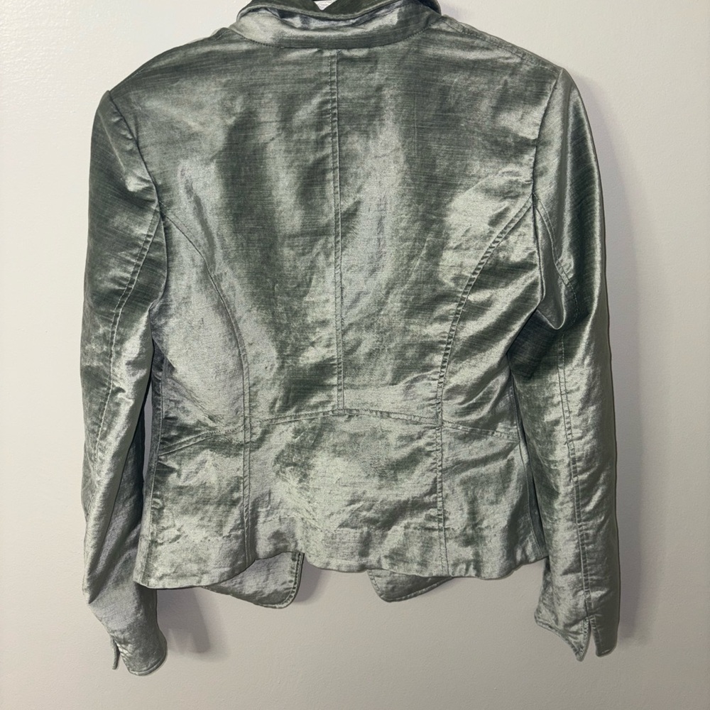 Free People sage green velvet blazer - Picture 6 of 6